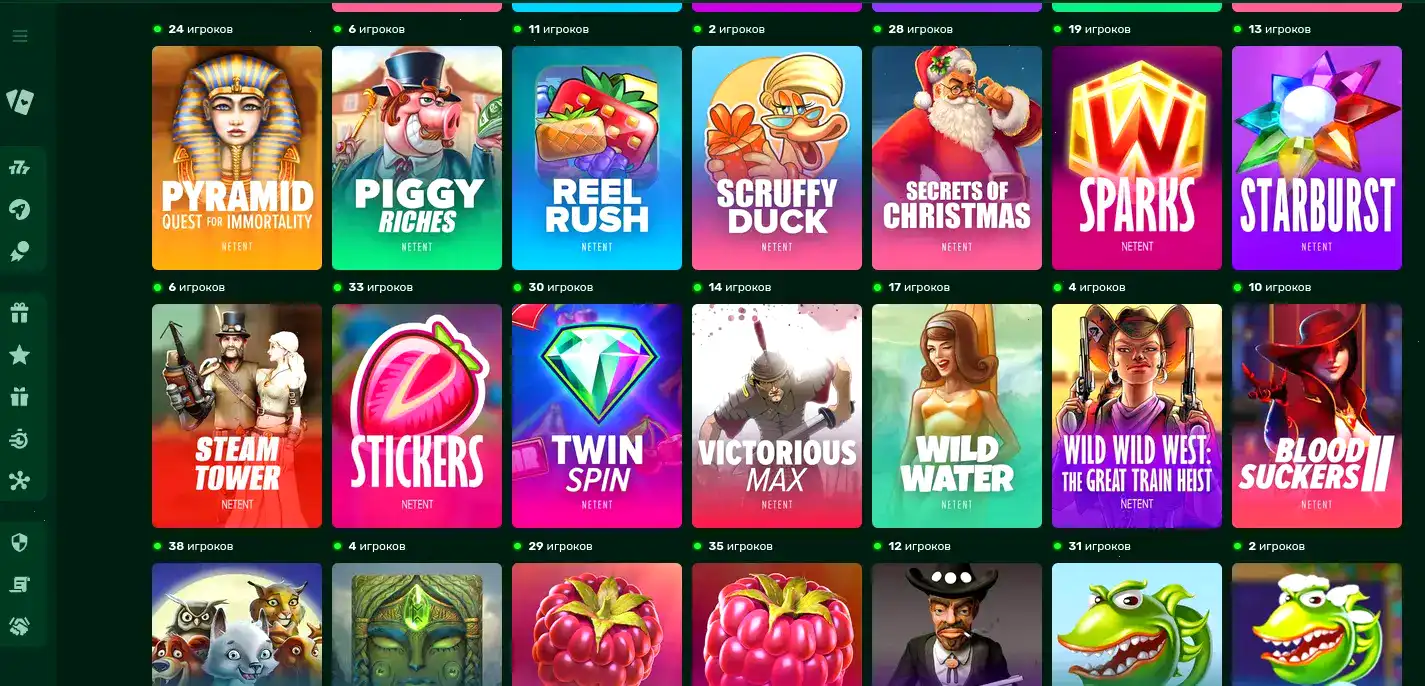 Интерфейс игровых автоматов Рокс казино на компьютере и телефоне